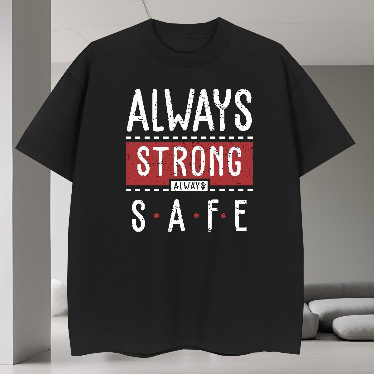 Free Shipping T-Shirts for Men 230g Cotton letter Street Casual Custom Print Plus Size O Neck Short Sleeves Men Clothes T-Shirt 2024 New Wear