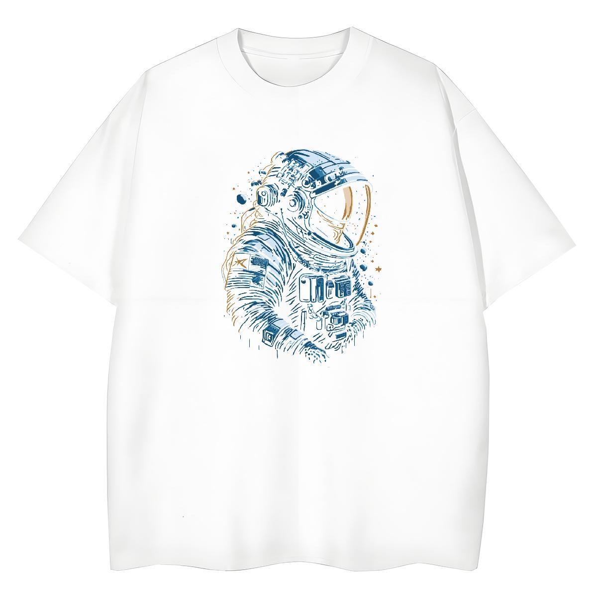 5A Women Tshirts 230g Pure Cotton universe Outdoor T Shirts Women Breathable Short Sleeve DIY Logo Tee Shirt