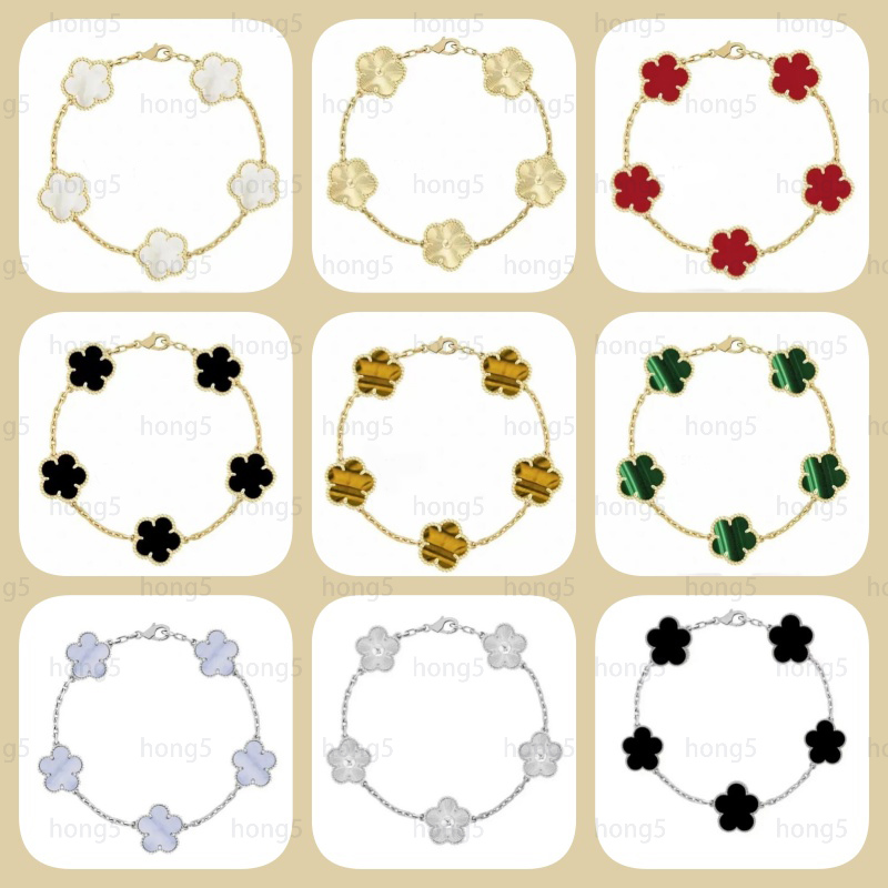 Designer bracelet four leaf clover bracelet women plated gold bracelet designer jewelry diamond charm bracelets designer for women famous lady classical ho02