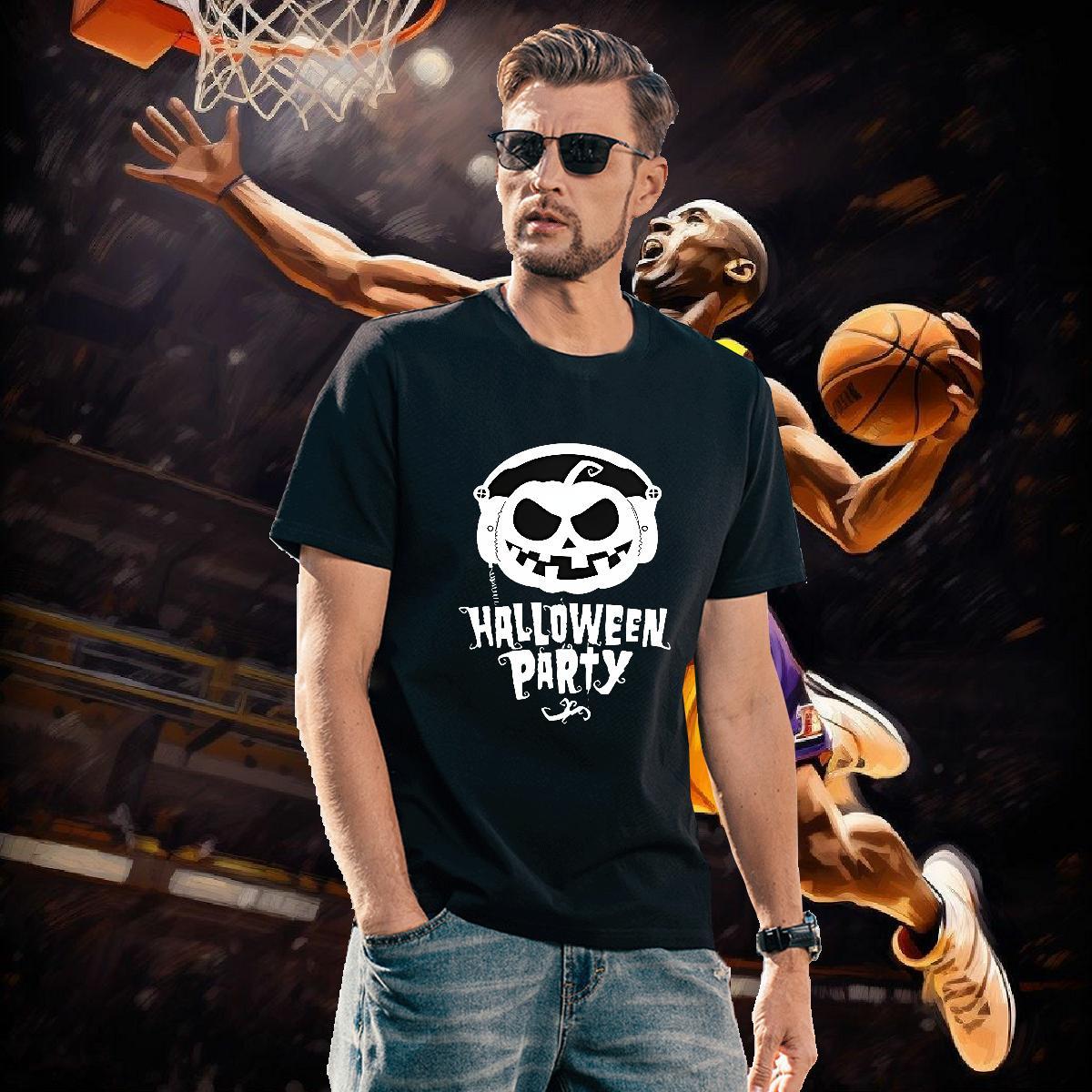 Wholesale Mens T Shirts 230g 100% Cotton skull Daily Wear Oversized Short Sleeve Soft Men Tops Tees Fashion Casual Tees Shirts