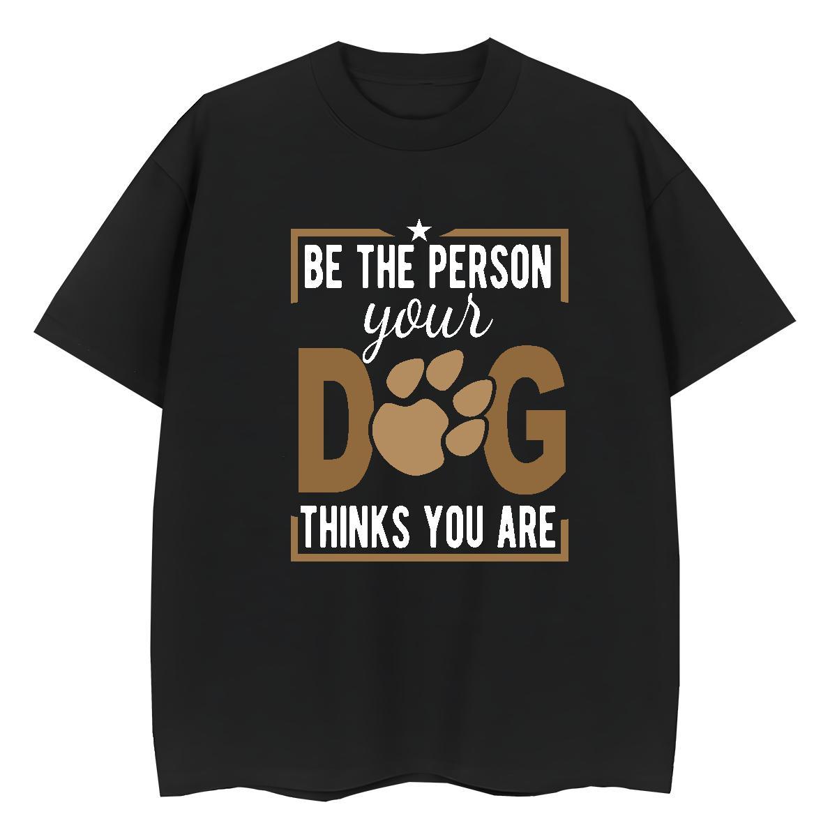 5A Women Tshirts 230g Cotton dog Hip Hop Women T Shirts Breathable DIY Printed Tees Shirts