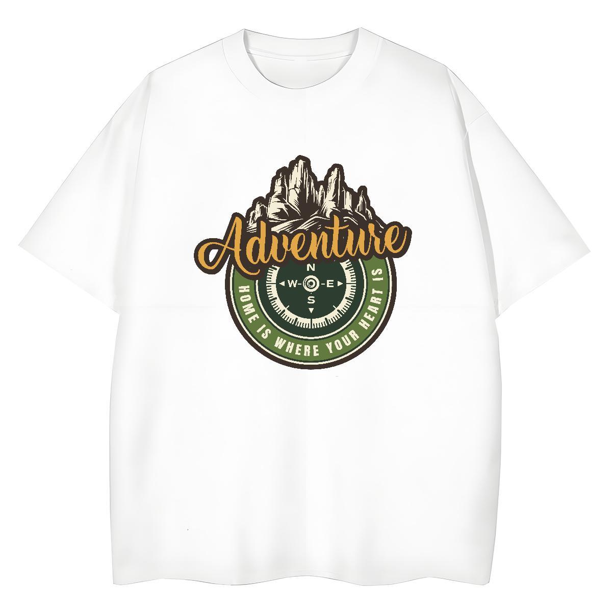 Wholesale Unisex Tshirts 230g Pure Cotton letter Daily Outfit T shirt Crew Neck Customized Print Tees