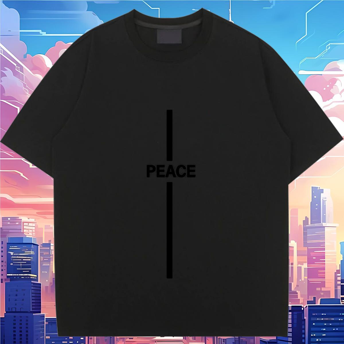 Loose Women Tees 100% Cotton 230g letter Street Casual Woman T Shirts Breathable Short Sleeve Custom Printing Tees Shirts