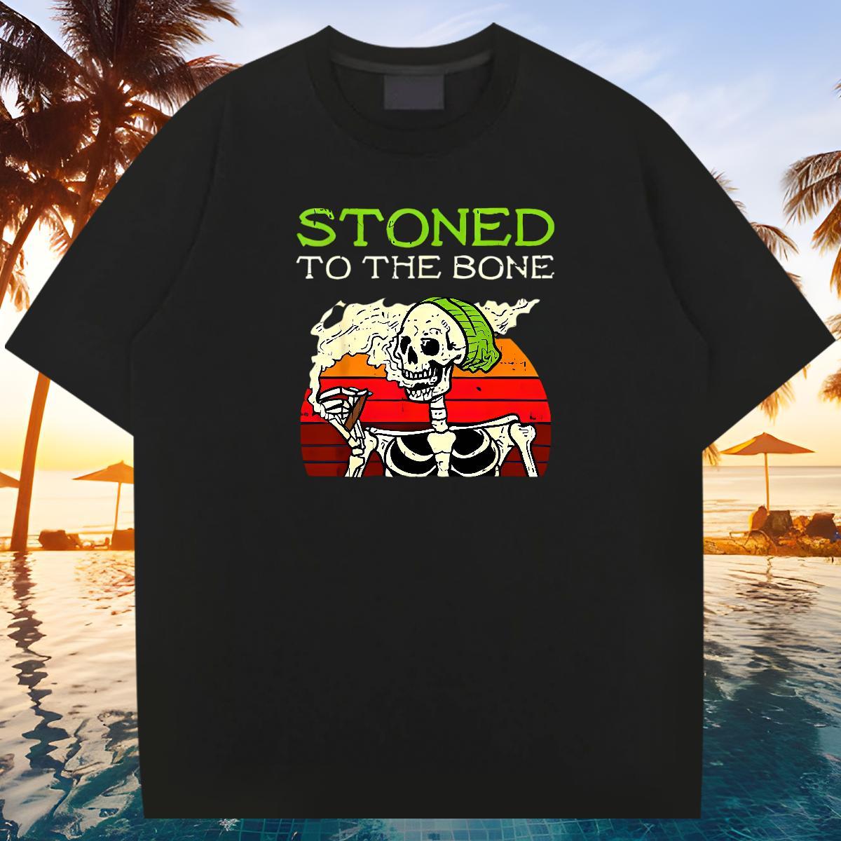 Cool Design Mens T Shirts 100% Cotton 230g skull Spring Summer Custom Cartoon O-Neck Short Sleeve Mens Tshirts Free Shipping Tops