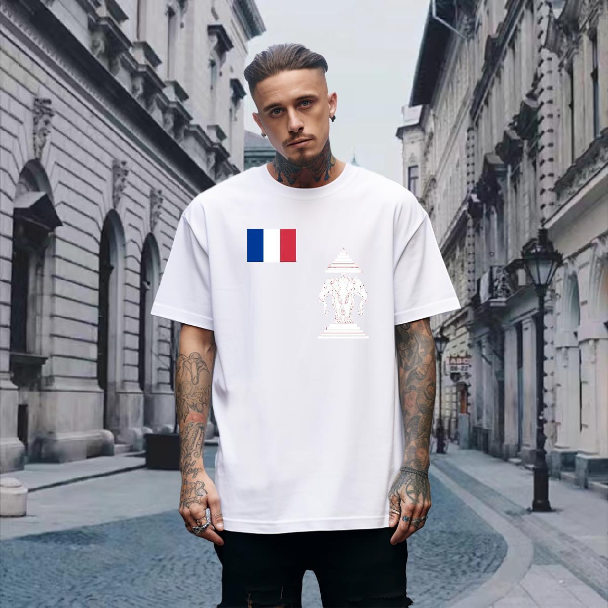 Unisex Mens T Shirts 230g 100% Cotton religion Beach Custom Cartoon Breathable Mens Tshirts Designer Fashion Tops