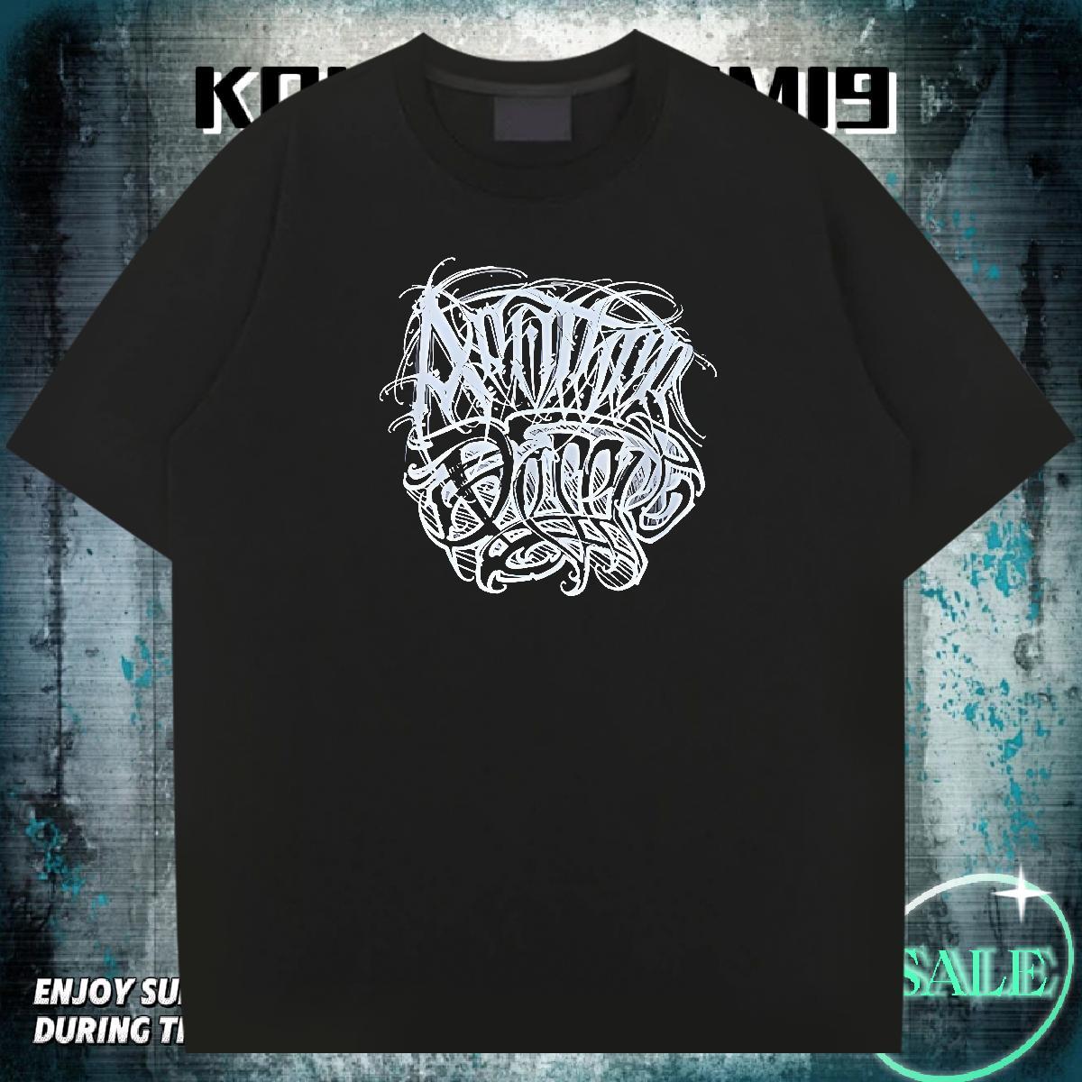 TOP Quality T shirt 100% Cotton 230g Religion Casual Beach Black White Crew Neck Tshirt for Man Woman Classic Clothes