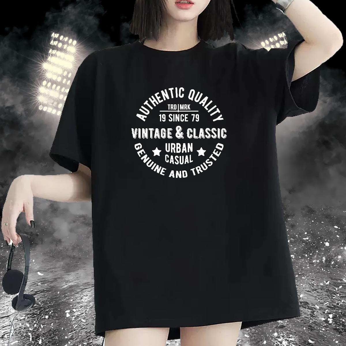Designer Unisex Tshirts 100% Cotton 230g letter Daily Wear T Shirt For Woman Short Sleeve O-Neck Anime Oversized Top Shirts