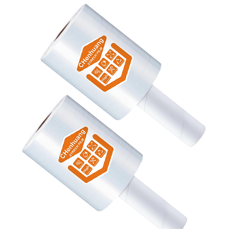 Single pack 13 cm wide 305 m long elastic transparent adsorption durable paste packaging mobile packaging 80 Gauge