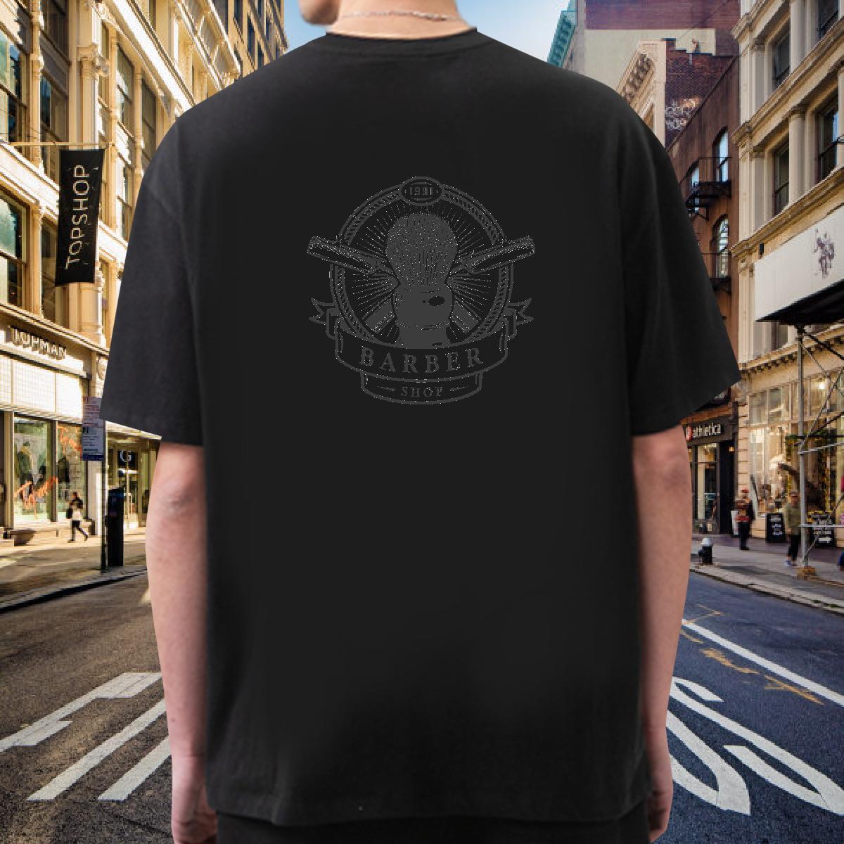 Designer T-Shirts 230g Pure Cotton tool Anime Printing Street Plus Size Cartoon Crew Neck Breathable Tshirts 2024 Tops