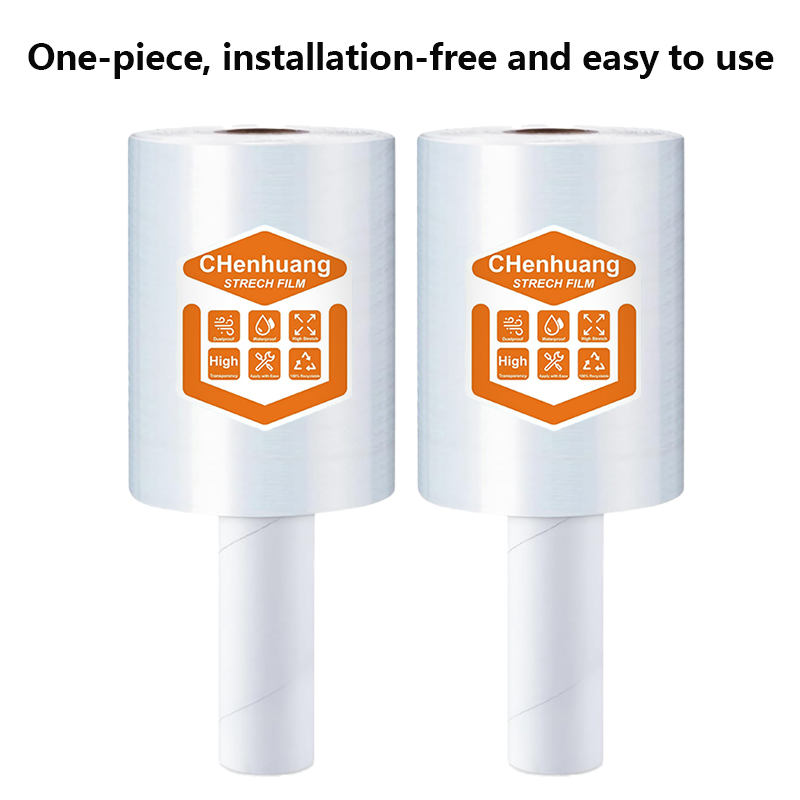 Single pack 13 cm wide 305 m long elastic transparent adsorption durable paste packaging mobile packaging 80 Gauge wholesale