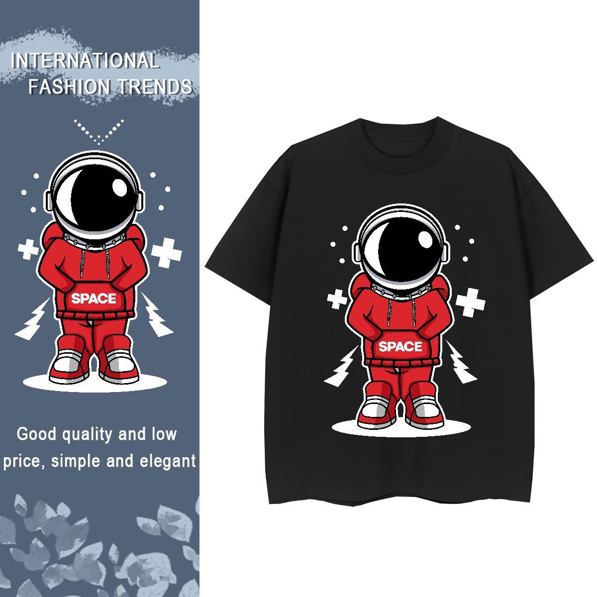 High quality Woman Tshirt 230g Cotton universe Sports Casual T shirt Breathable Short Sleeve Plus Size Custom Tops