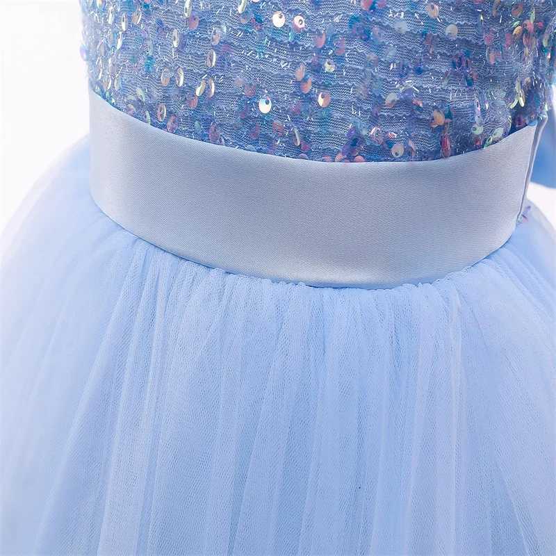 Short sleeved princess dress for little girls used for weddings evening parties childrens birthdays rose prints formal chiffon Tutu Vistildos W240823