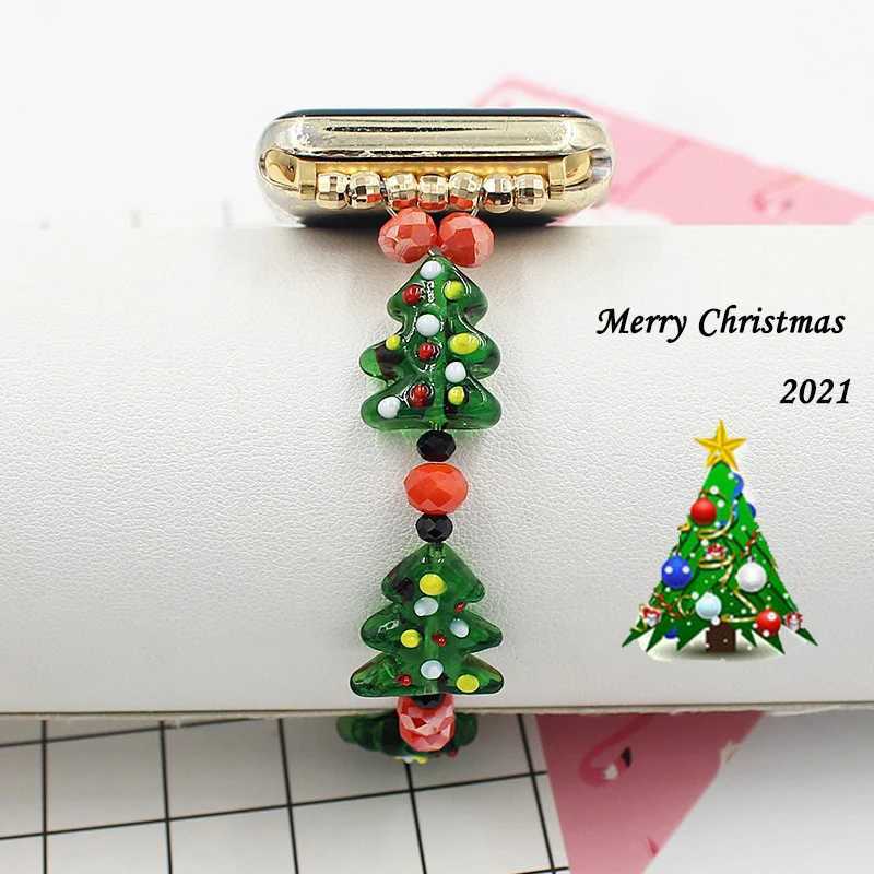 Christmas strap for iwatch ultra 49mm Series 8 7 41mm 45mm 38/42mm luxury Jewelry Bracelet iwatch band 6 SE 5 4 3 40mm 44mm Z240824