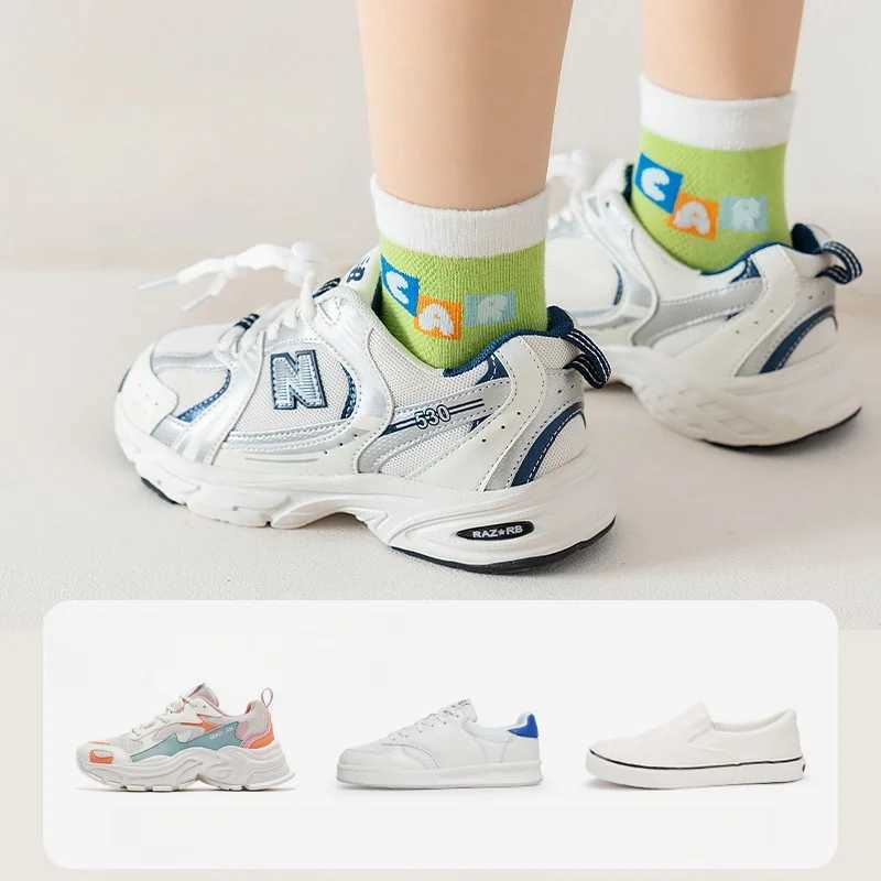 10 Pairs Childrens Socks Summer Thin Cotton Socks Boys Socks Breathable Sweat-absorbent Girls Socks CL240824