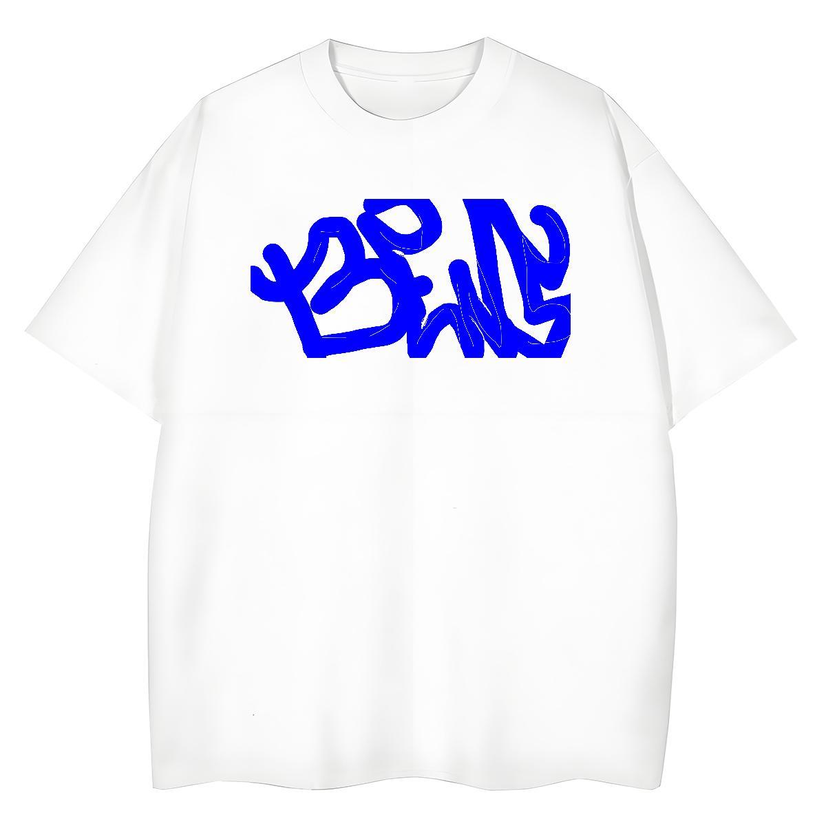 Popular T-Shirts for Men 100% Cotton 230g letter Casual Custom Print Plus Size Short Sleeve O-Neck Men Tshirts Fashion Casual Tees Shirts
