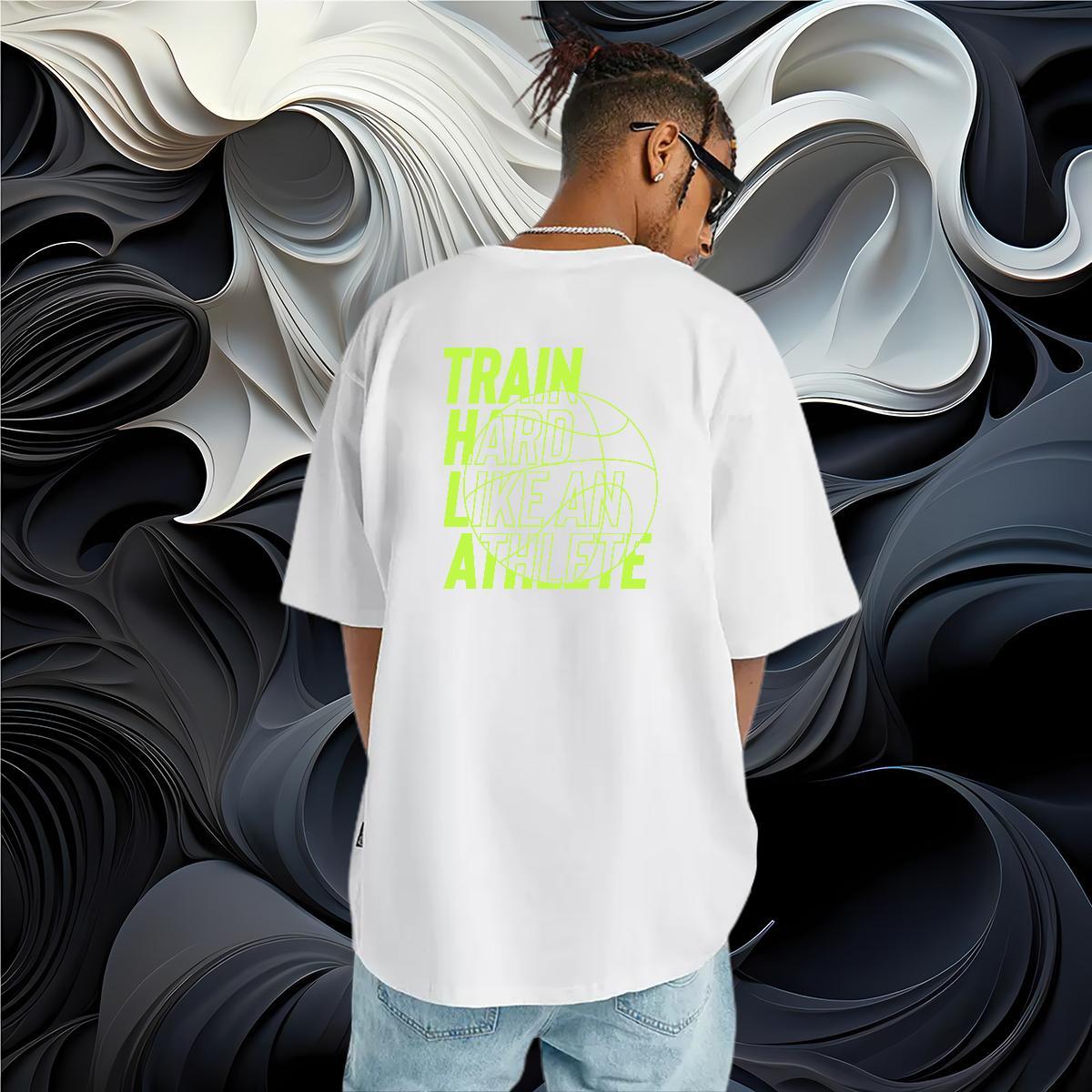 Classic Man T Shirts 230g Cotton letter High Street Hip Hop Customized Print Breathable Soft Men Clothes T-Shirt Free Shipping Tees