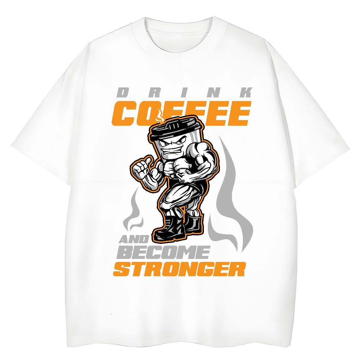 Loose Women Tees 230g 100% Cotton strong Home Outdoor Women T Shirts Breathable Crew Neck Cartoon Anime Tees Shirts