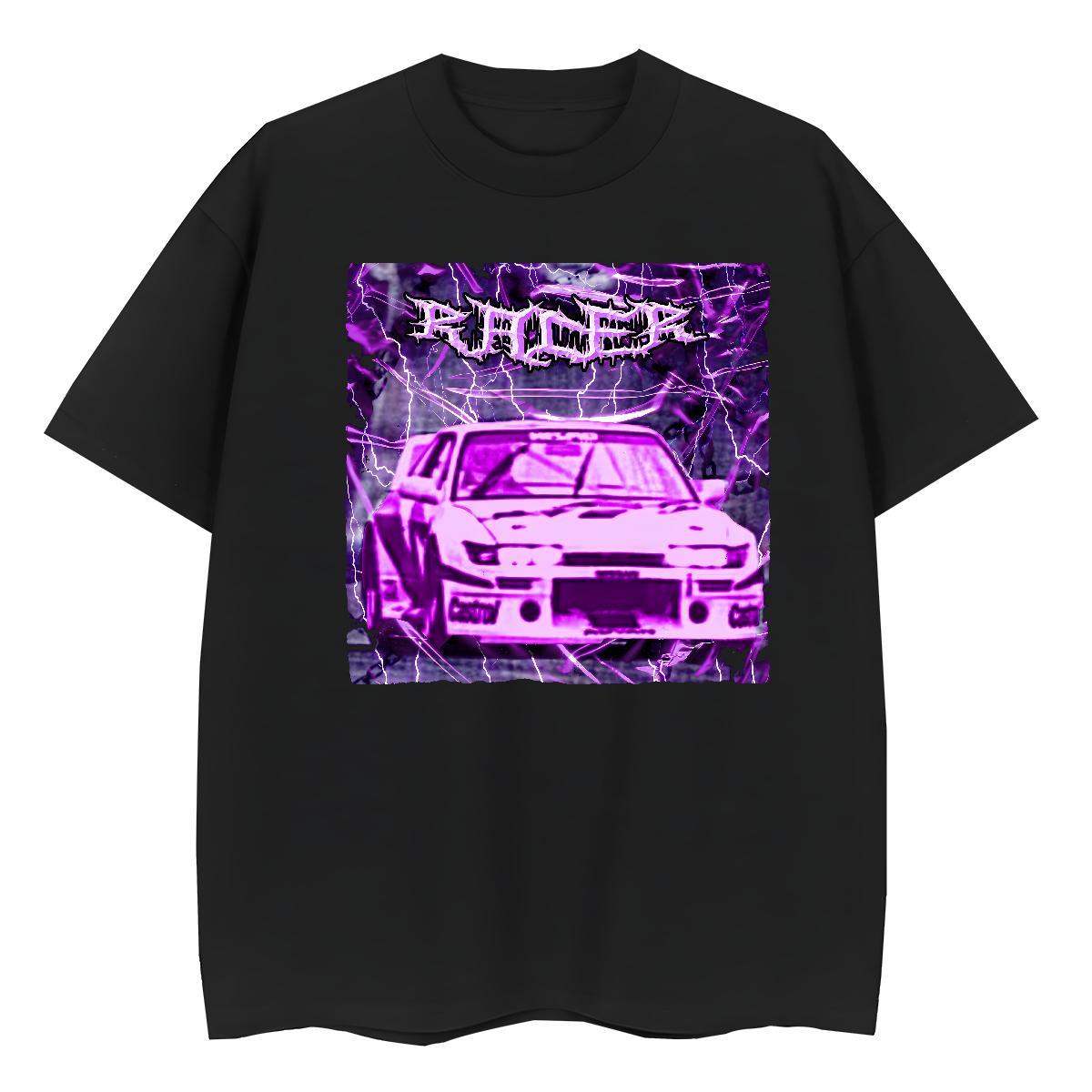 Brand T-Shirts for Men 230g Pure Cotton car Casual Daily Wear Custom Anime Short Sleeve Soft Mens Tshirts Fashion Top Tees