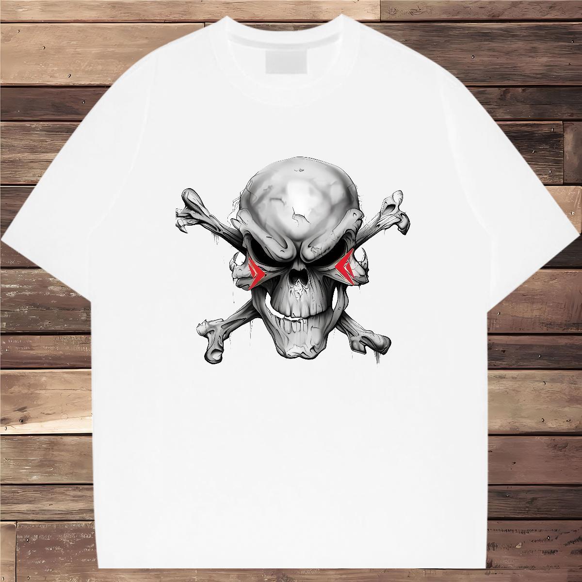 Loose T-Shirts 230g 100% Cotton monster Street wear Hip Hop Plus Size Custom Pure Cotton Tshirts Customized Tops Shirt