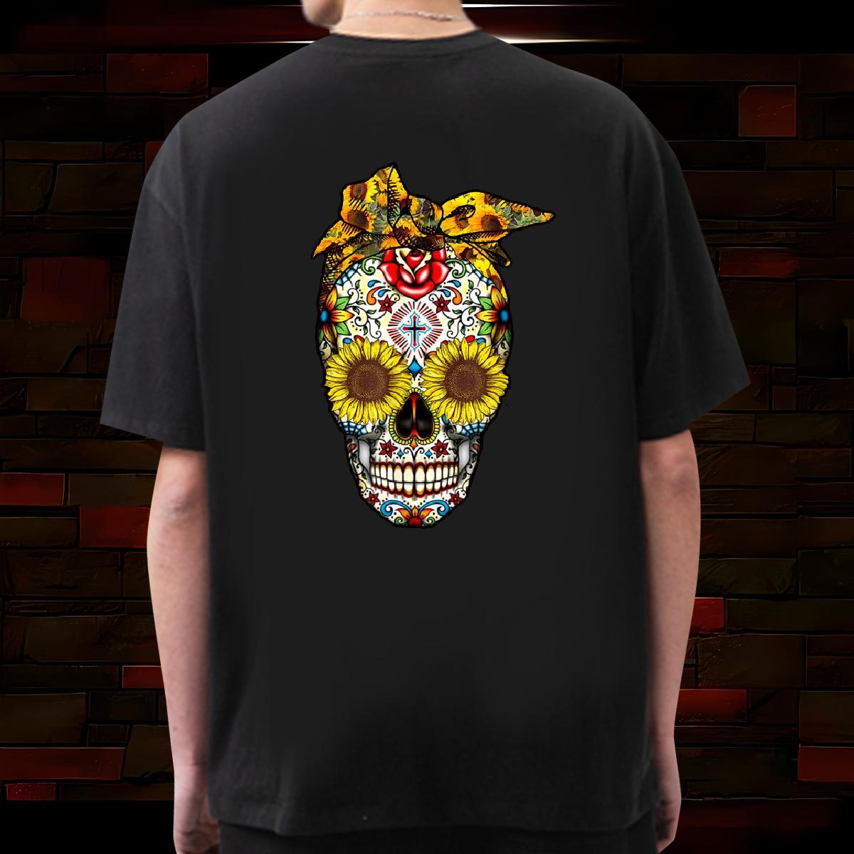 Cool T-Shirts 100% Cotton 230g skull Casual Daily Wear Black White Breathable Men Tops Tees 2024 Polos