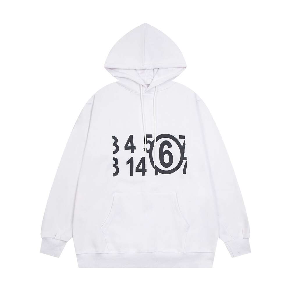Trendy Maison MM6 high-quality unisex looped hoodie sweatshirt Sporting Jacket Versatile, Breathable & Windproof Outdoor Gear