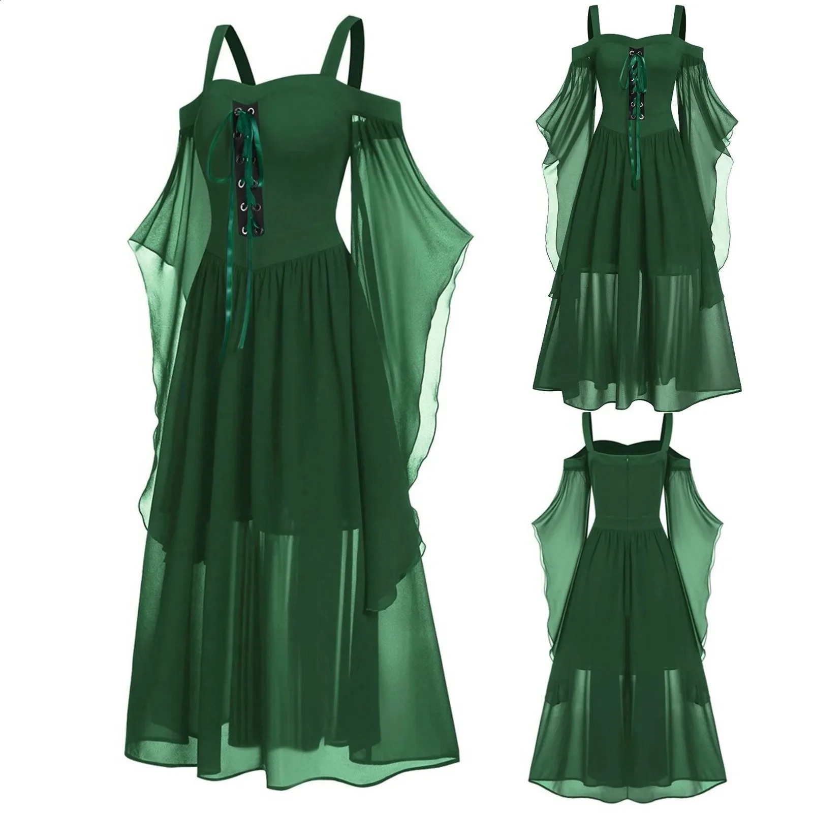 Halloween costume female roleplaying horror largesized witch adult fantasy stage performance selling 240823