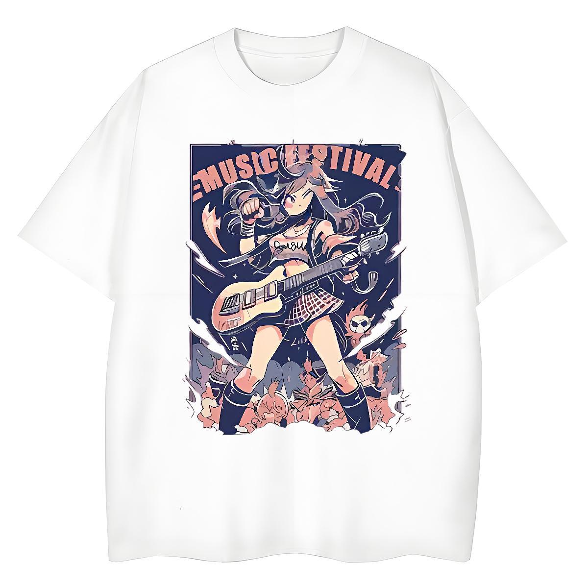 Brand Lady T shirt 230g 100% Cotton USA Hip Hop Street T Shirt For Woman Crew Neck Breathable Customized Tees