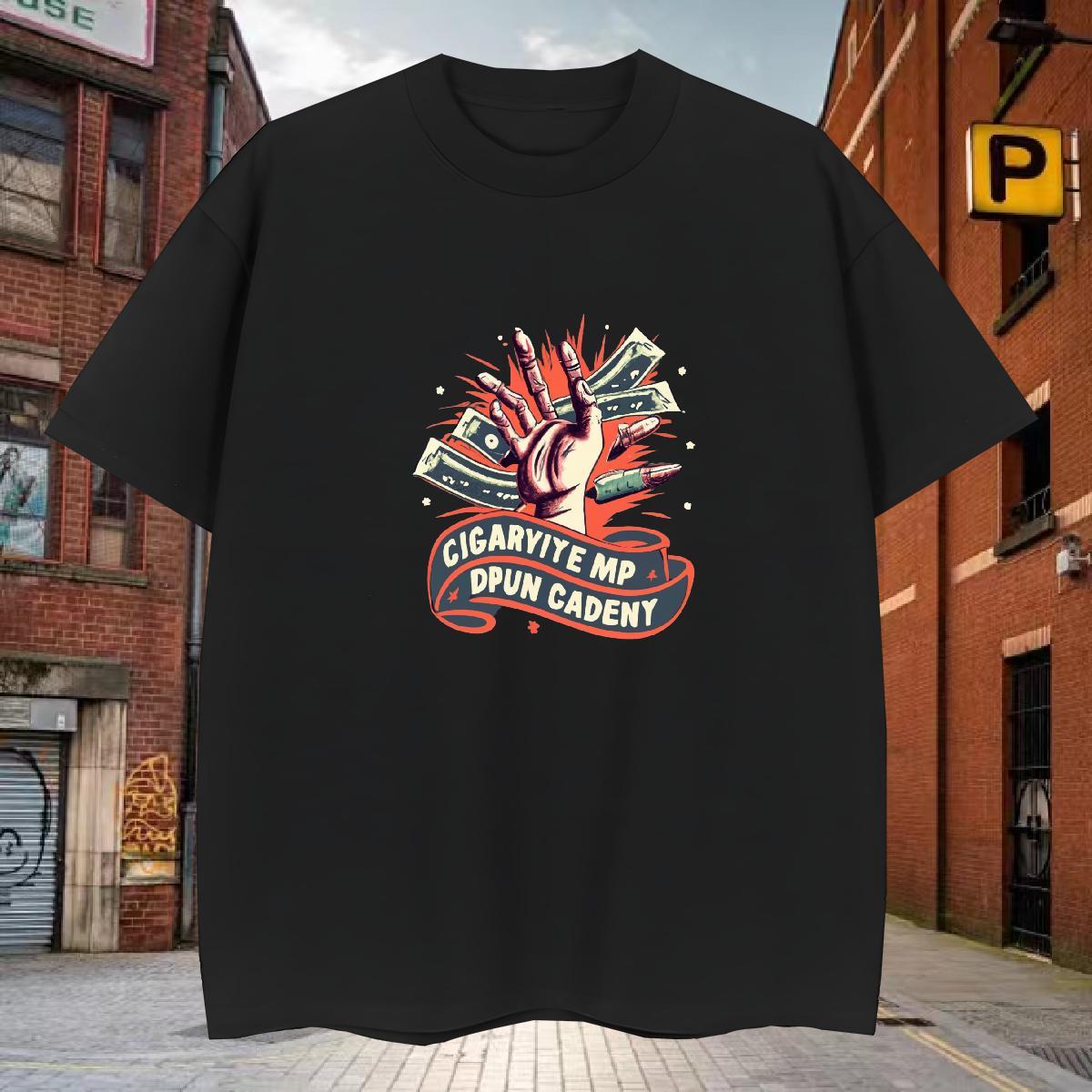 Designer Mens T Shirts 230g Pure Cotton skull Sport Floral Print Crew Neck Tshirts 2024 Tee Shirt