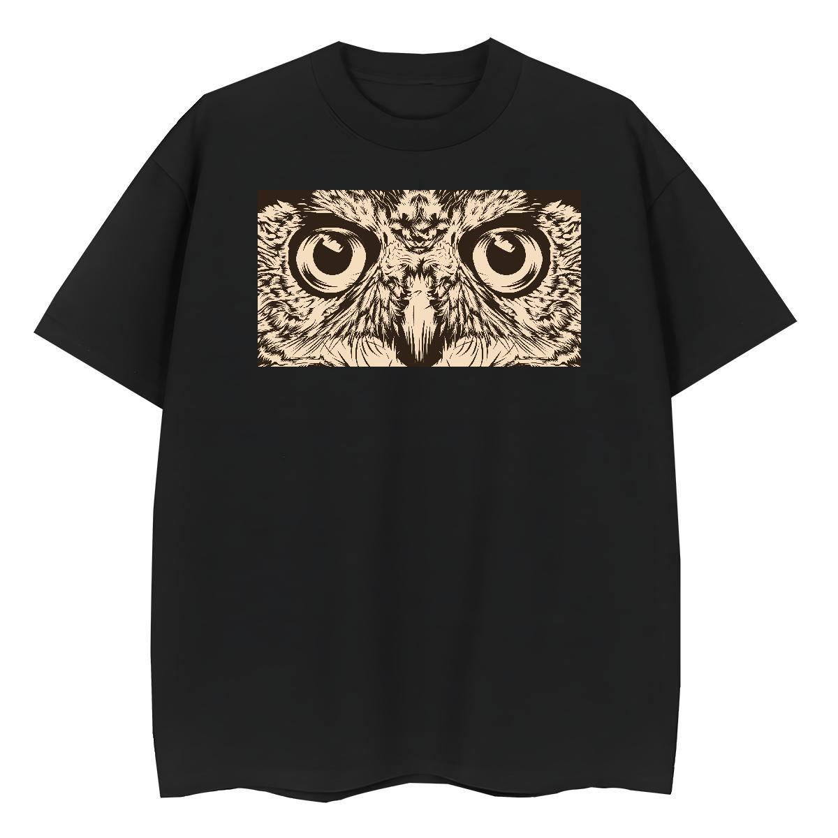 Classic Men Clothes T-Shirt eagle Daily Wear 230g 100% Cotton Tops Shirt Crew Neck Comfortable Men T Shirts Customized Print