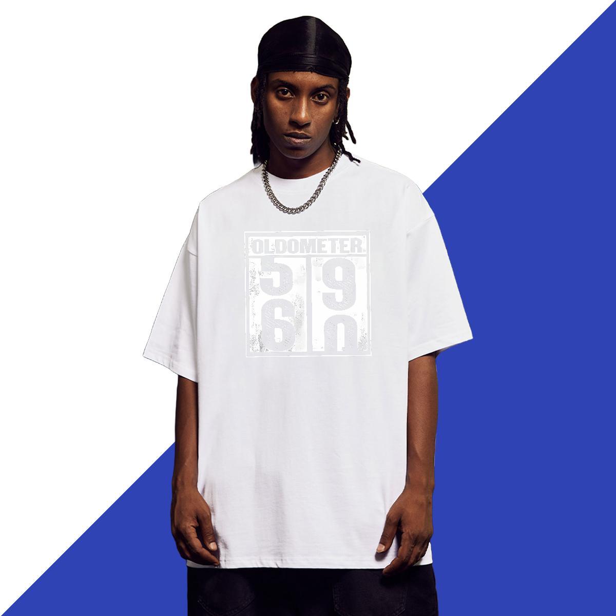 Loose Man T Shirts 230g Pure Cotton letter Summer Casual Custom Print Plus Size Crew Neck Tshirts New Designer Tops Shirt