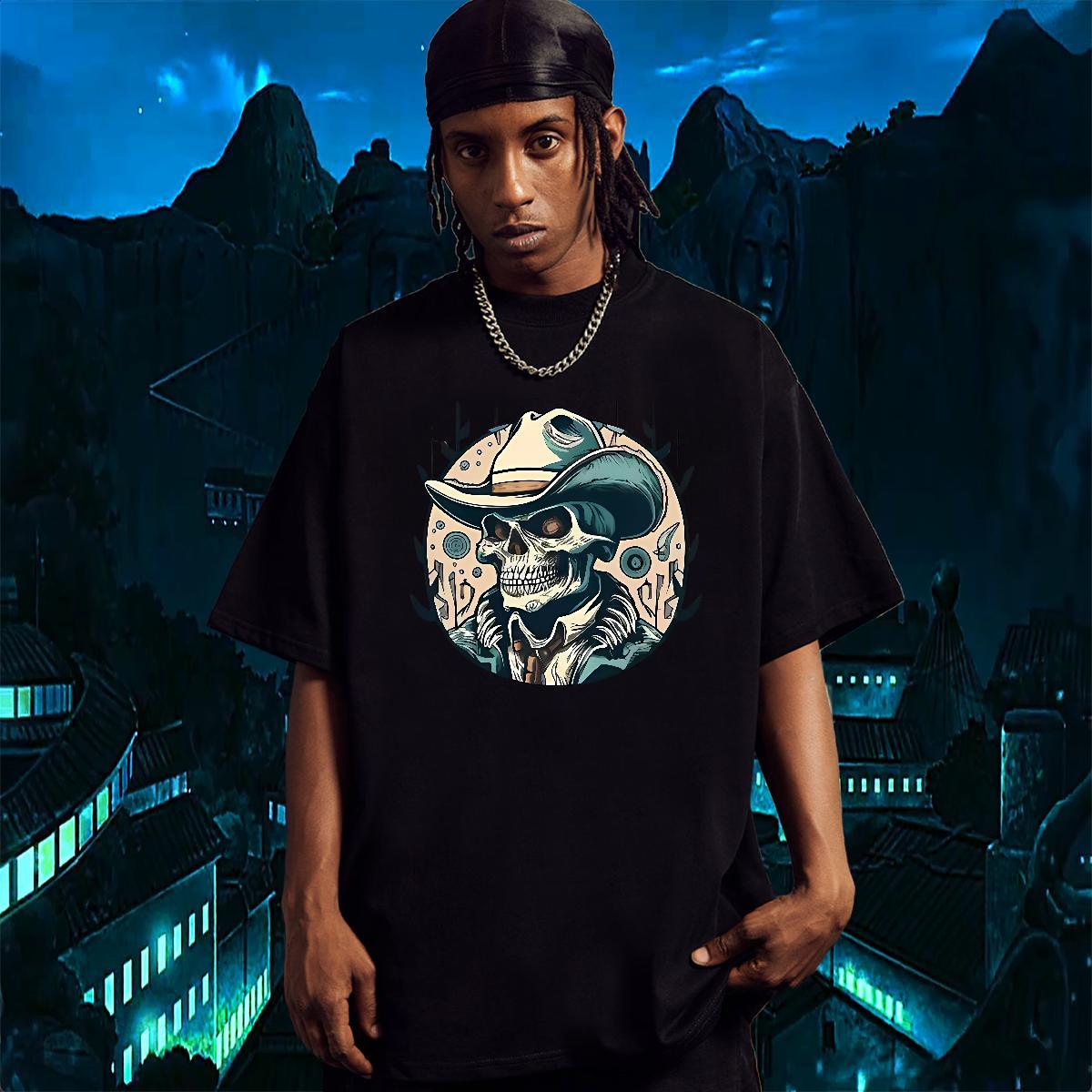Free Shipping Mens T Shirts 230g Cotton tool Street wear Hip Hop Oversized Short Sleeve O-Neck Mens Tshirts Fashion Design Wear