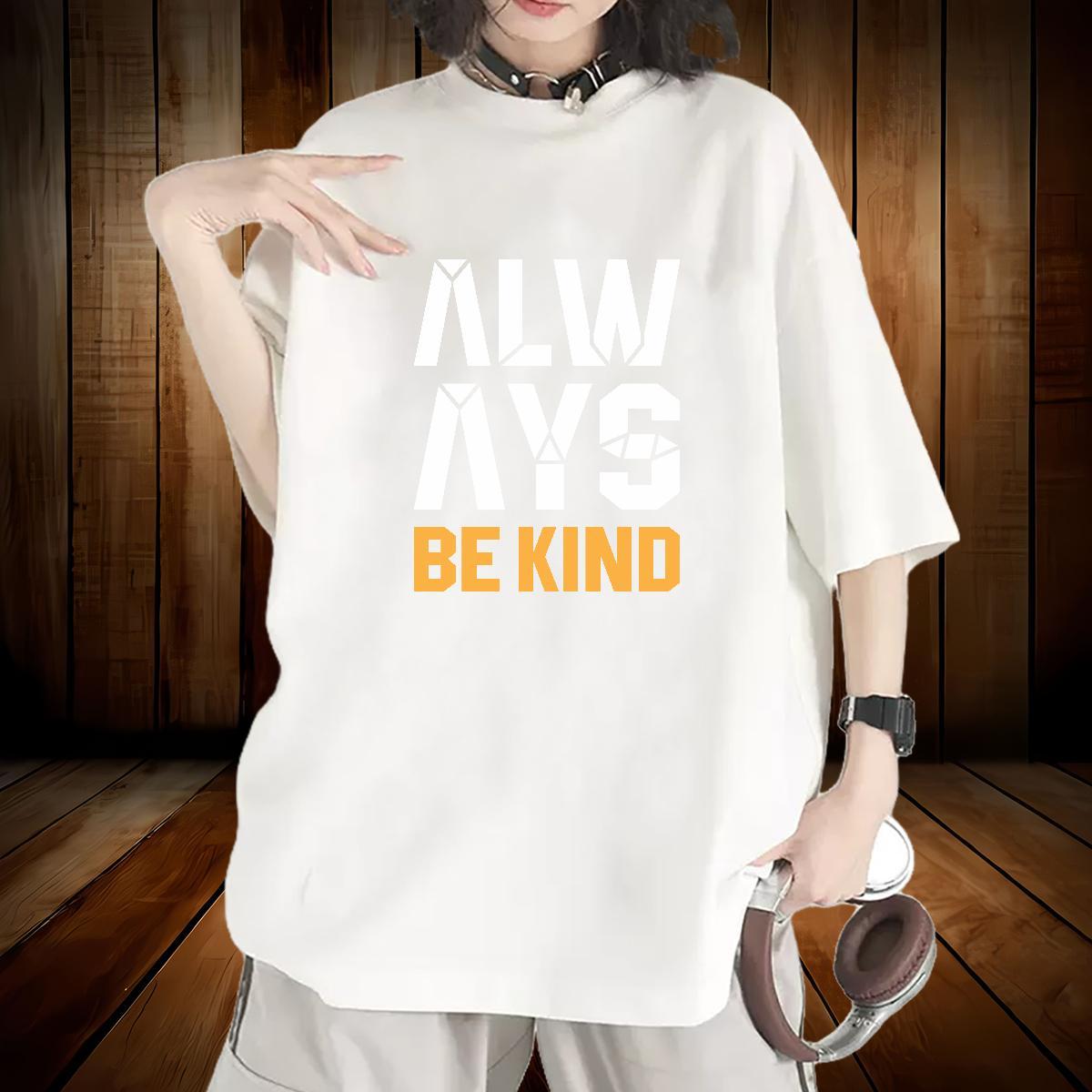 Free Shipping Woman Tshirt 230g Cotton letter Sports Casual Women T Shirts Crew Neck Breathable Floral Print Tees Shirts