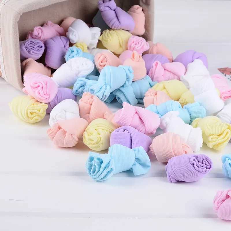 10Pairs/Lot Summer Girls Socks Lovely Dot Crystal Silk Kids Socking Children Baby Girl Mesh Breathable Elastic Lace Sock CL240824