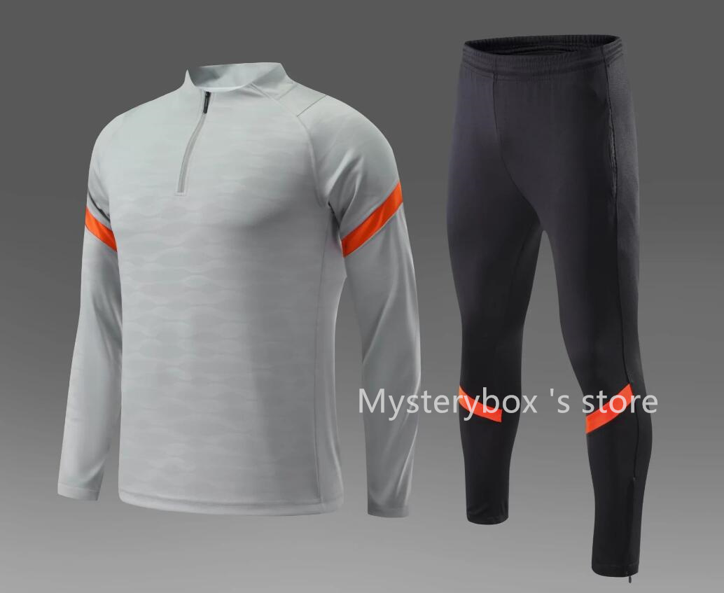 Discount sportswear Soccer 1/2-Zip Drill Top Tracksuits Football Clothing Mysterybox 's store sportswear for gym training Dropshipping Accepted w