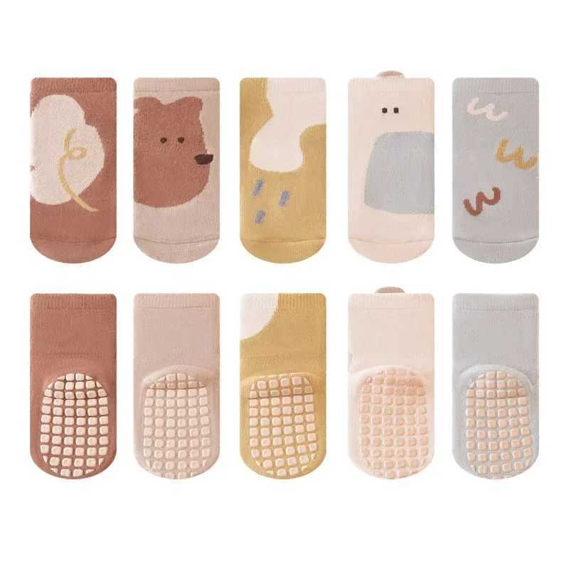 Thicken Baby Kids Thermal Socks Children Autumn Winter Trampoline Long Socks Warm Toddler Boy Girls Home and School Floor Socks CL240824