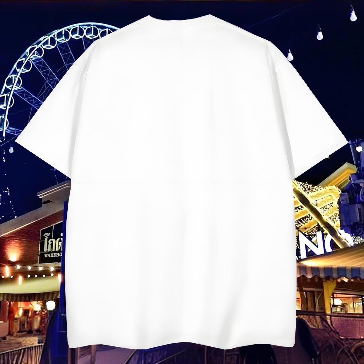 Loose Fit T shirt 100% Cotton 230g skull Beach Custom Anime Breathable Tshirt for Man Woman Stylist Tshirts