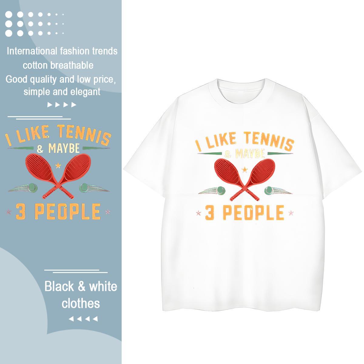 Popular T-Shirts 100% Cotton 230g letter Casual Daily Wear White Plus Size Short Sleeve O-Neck Men Clothes T-Shirt 2024 Summer Tops Tees