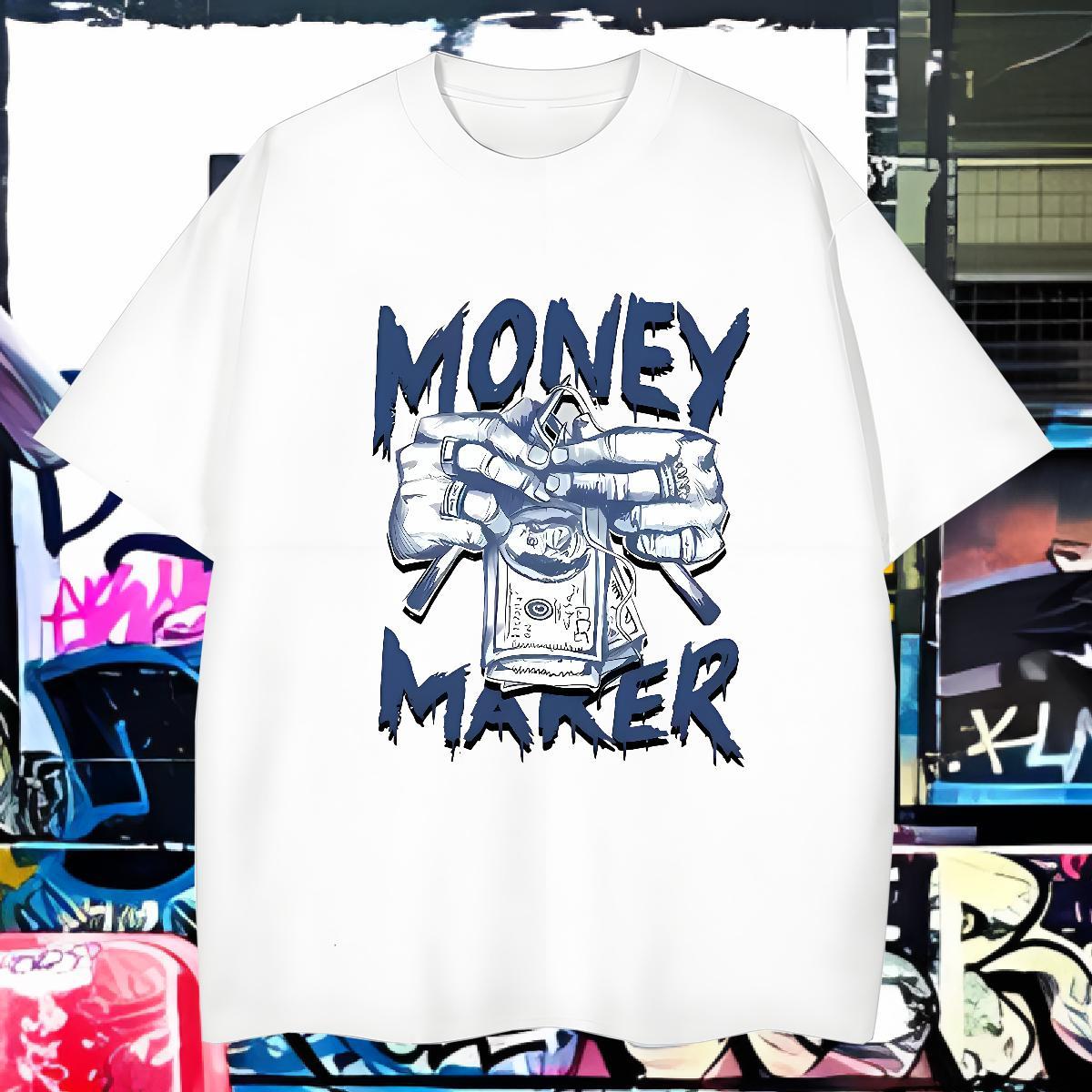 Classic Men T Shirts 230g Pure Cotton hands Home Outdoor Skull Crew Neck Breathable Mens Tshirts Fashion Tops Shirt