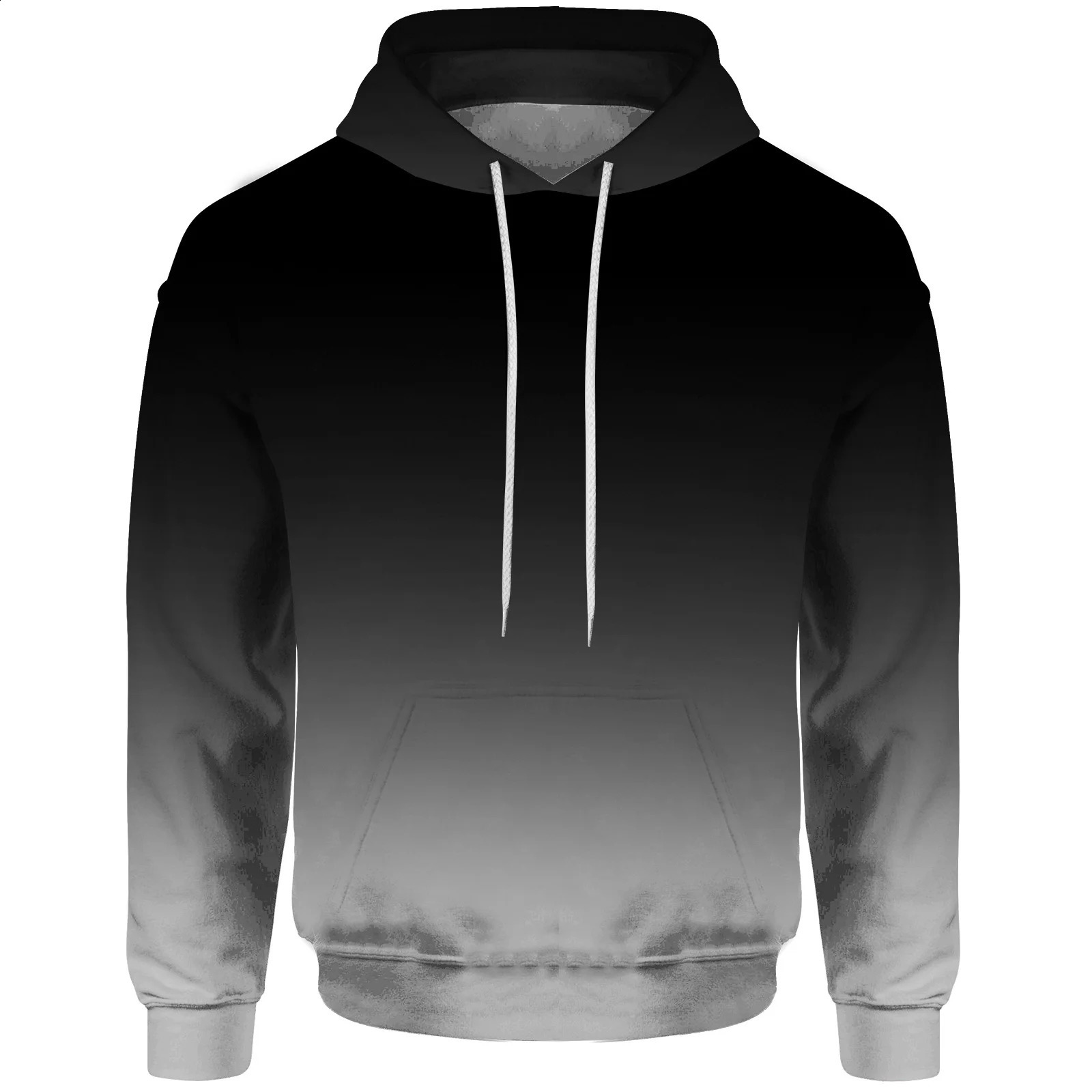 Comfortable Mens Hooded Sweatshirt 3D Digital Printing Hoodies and Sweatshirts for Couples Classic Solid Color Style 240823