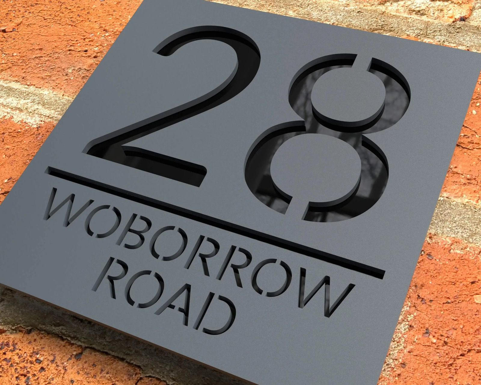 Personalized Custom Acrylic Modern House Numbers Sign Door Address Street 3D Letter Number Plaques Outdoor Name Home Decor Plate 240823