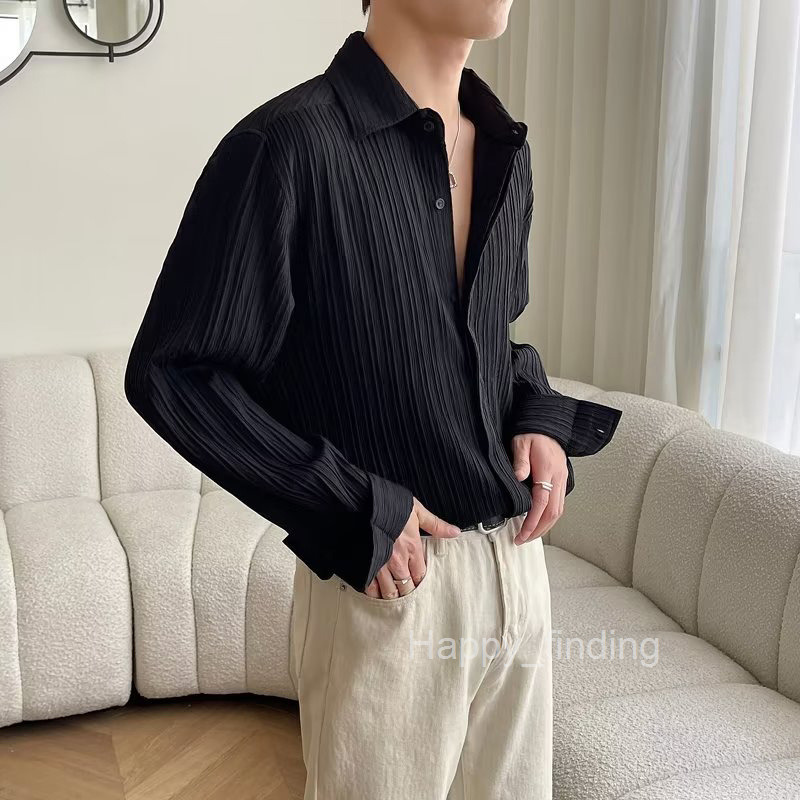 American Style Shirt Mens Autumn New Item Youthful and Trendy Loose and Versatile Casual Design Chic Shirt