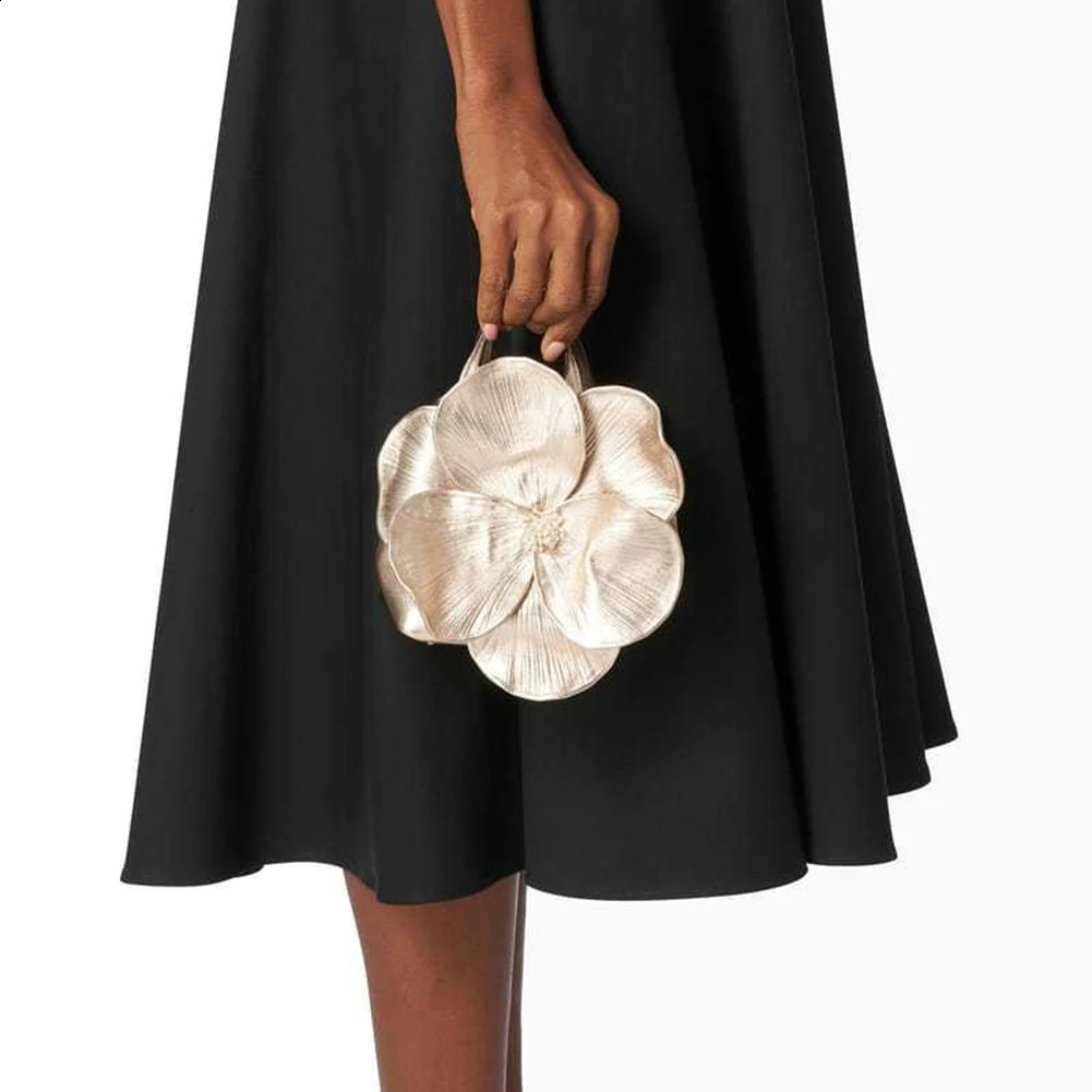 Fashion Mini Handbag For Women er Floral PU Leather Handbags Wedding Purse Small Elegant Evening Clutch Bag 240823