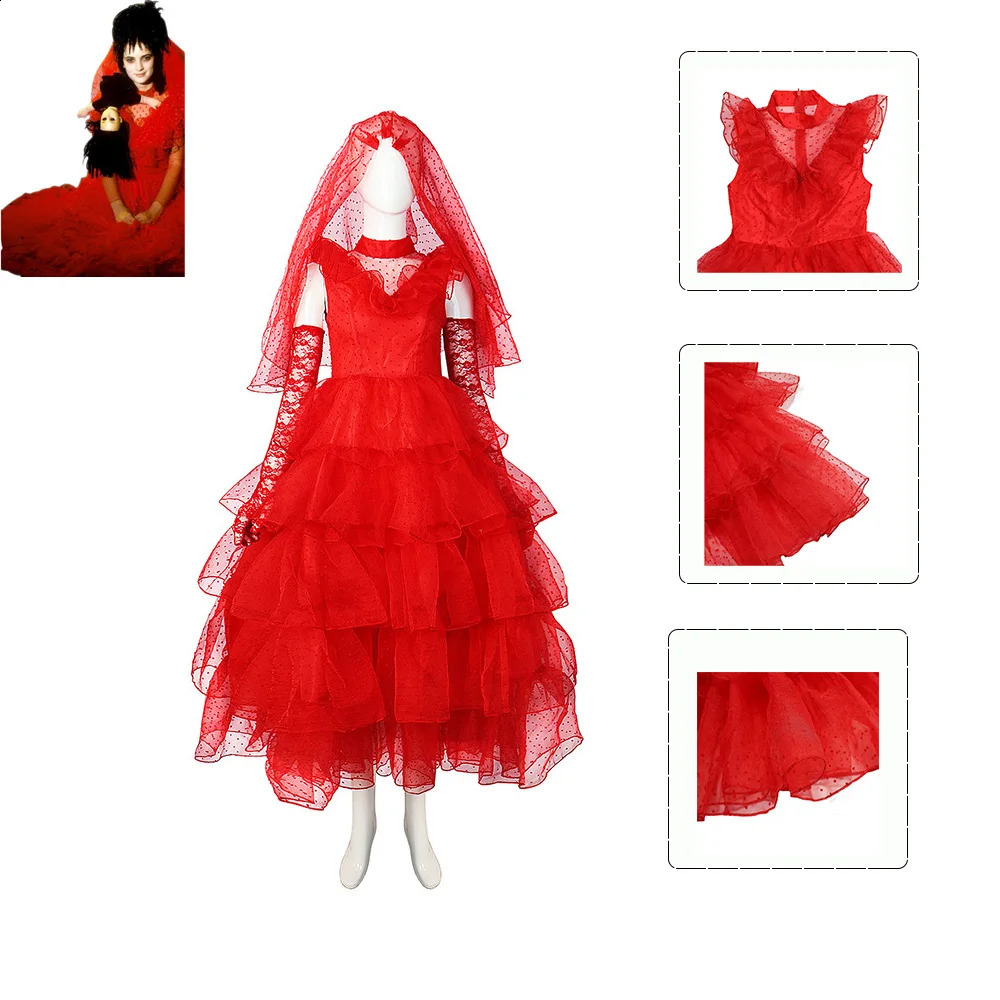 Lydia cosplay costume dress movie beetle female Halloween set adult fancy 240823