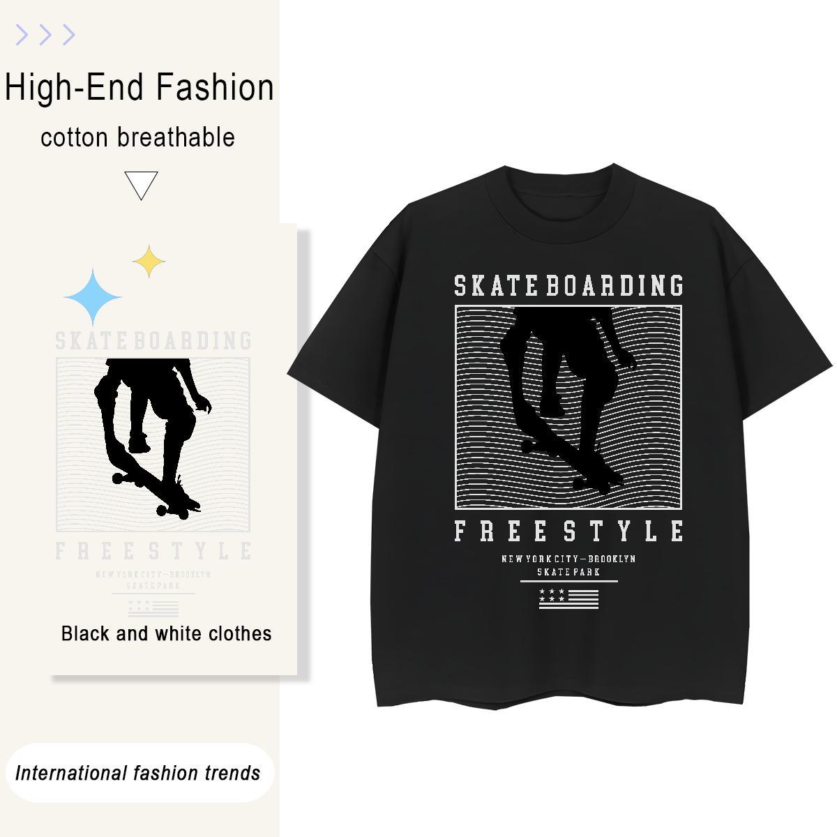 Lady Women Tees 230g Cotton icon Daily Wear T-Shirts for Women Breathable Crew Neck Custom Cartoon Clothes
