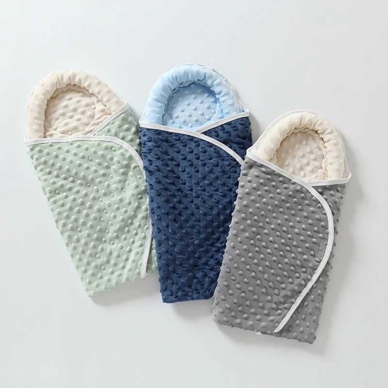 Soft Newborn Baby Sleeping Bag Baby Swaddles Wrap Receiving Blanket Comfortable Bedding Crib Envelope Infant Sleepsack M240824