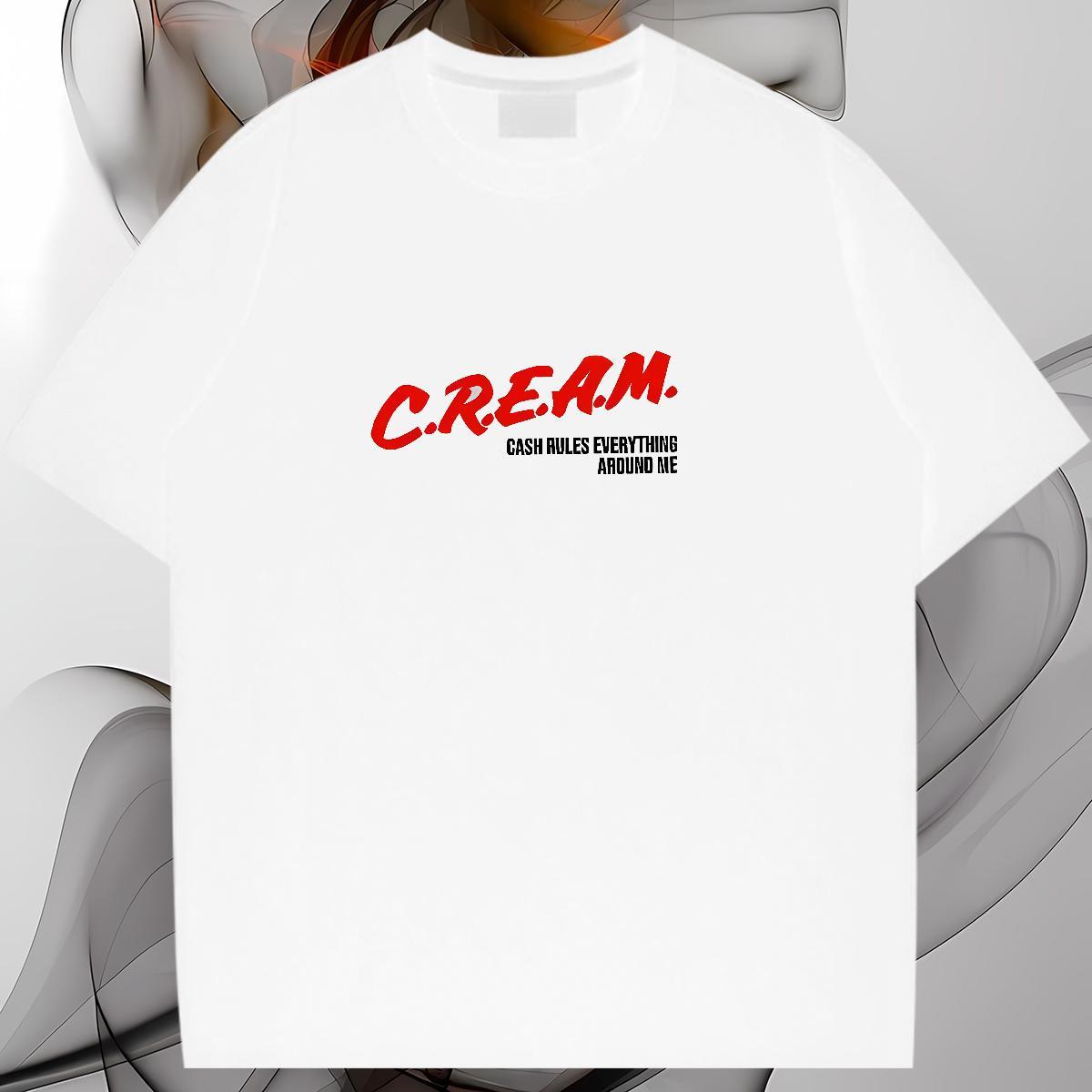 Popular Tshirt for Man Woman 230g Pure Cotton letter Daily Outfit Woman T Shirts Crew Neck DIY Logo Clothes Shirt