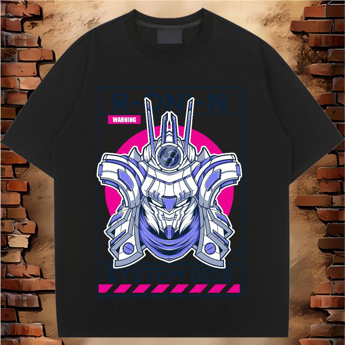 Loose fit Unisex Tshirts 230g Pure Cotton icon Casual T-Shirts for Women Round Neck Short Sleeve Cartoon Printing L-4XL Polos