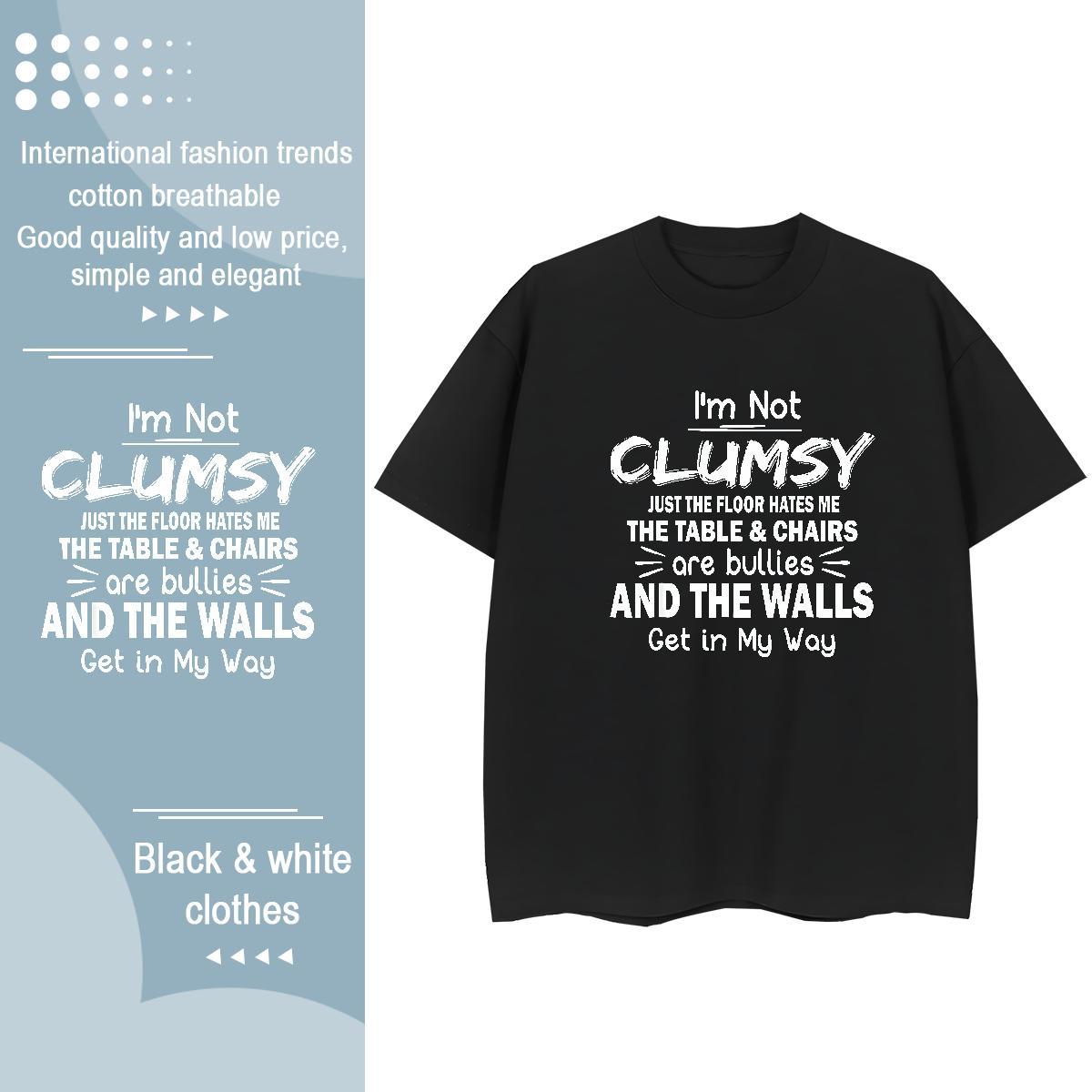 Free Shipping Lady T shirt 230g Cotton letter Street Casual T Shirt For Woman Round Neck Short Sleeve Cartoon Anime Polos