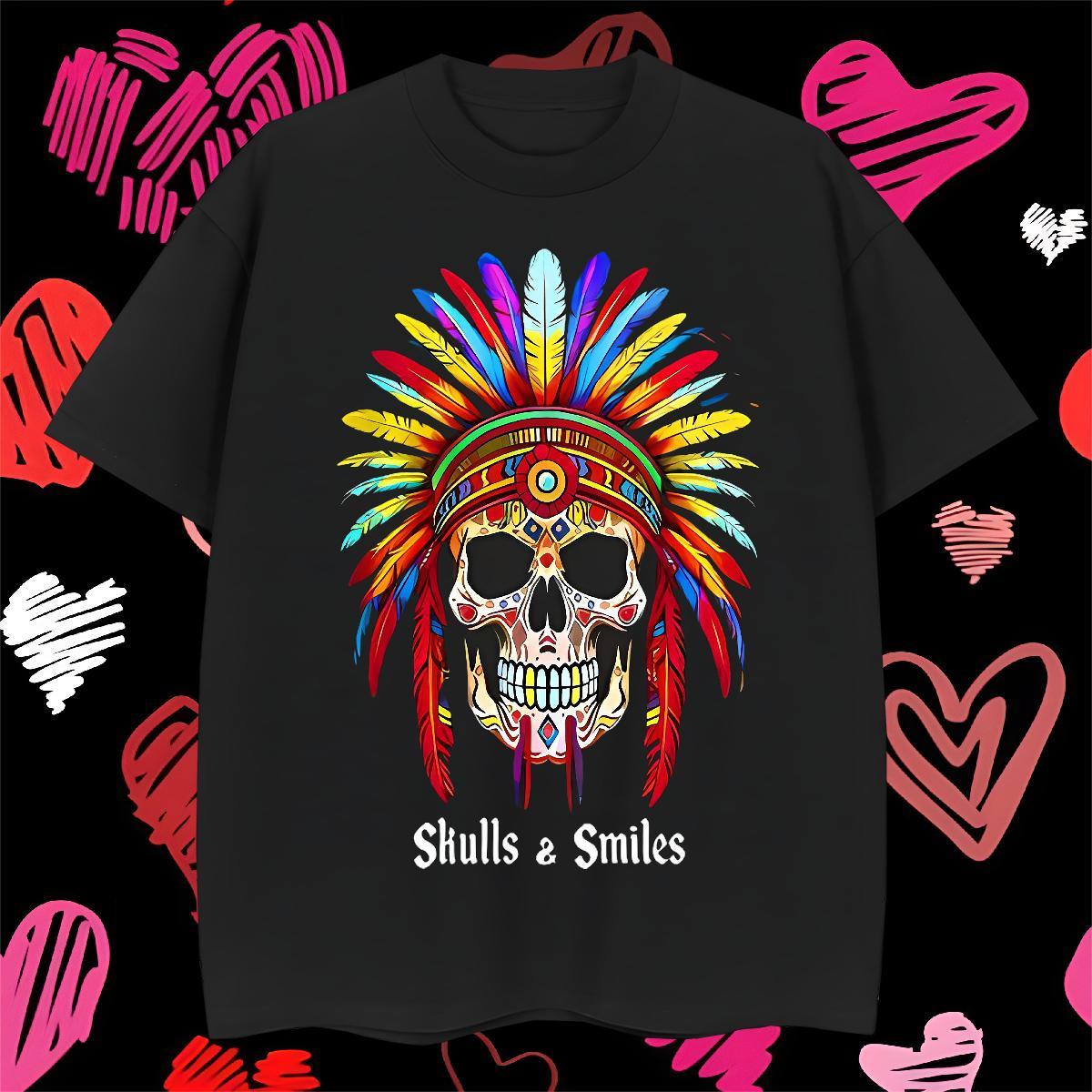 TOP Quality T-Shirts for Men 230g Pure Cotton skull Casual Daily Wear Custom Big Size O Neck Short Sleeves Tshirts Designer Tops Shirt