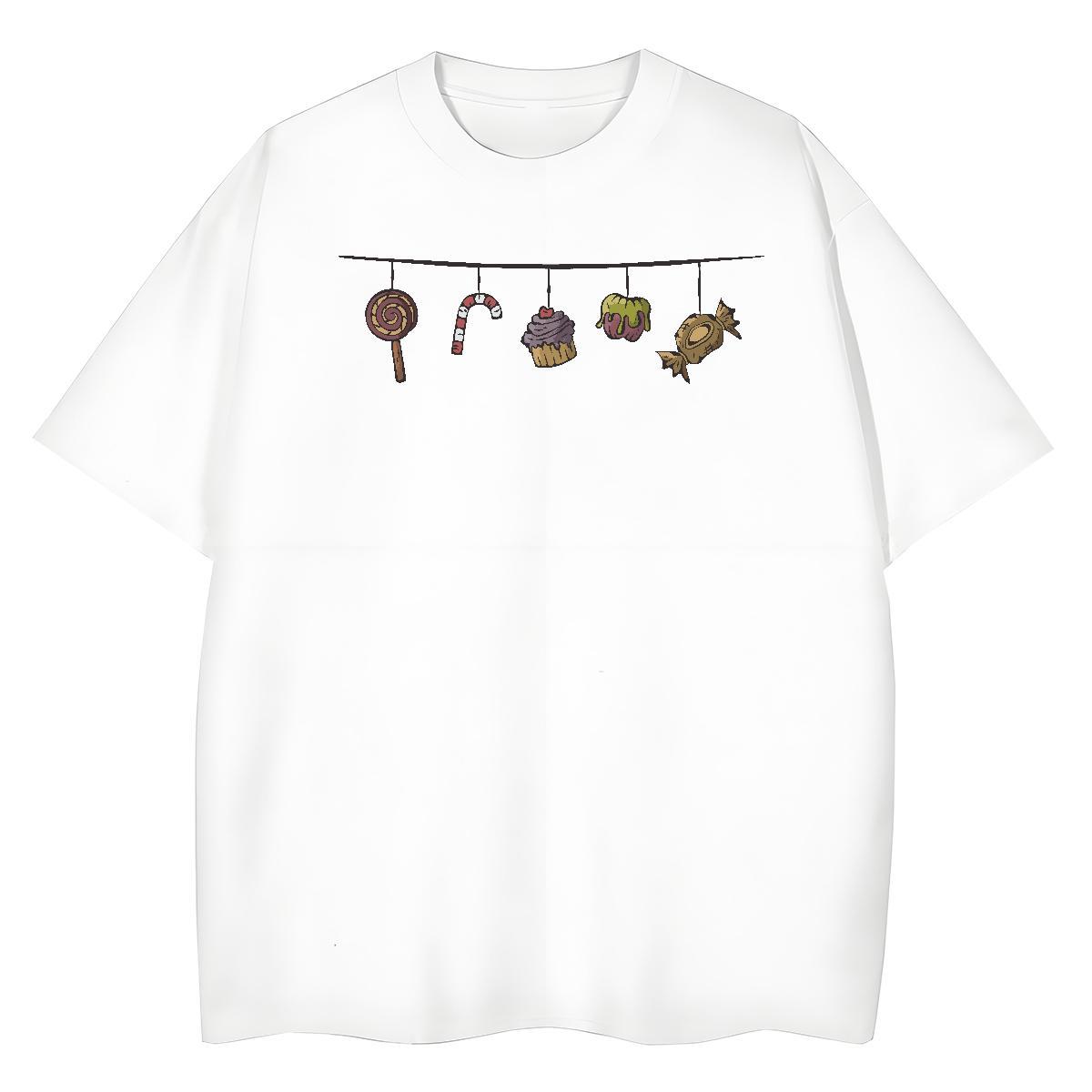 Wholesale Tshirts halloween Home Outdoor 230g Cotton Tops Breathable Short Sleeve Popular T shirt Custom Printing